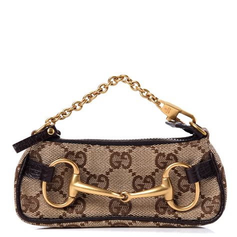 Gucci monogram coin purse